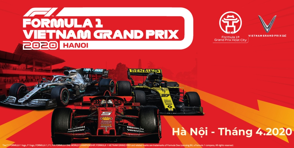 Mở bán vé chặng đua F1 tại Hà Nội tháng 4 năm 2020 – Formula1 Vietnam Grand Prix