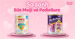 [Review] So sánh sữa Meiji và Pediasure, loại nào tốt hơn cho bé?